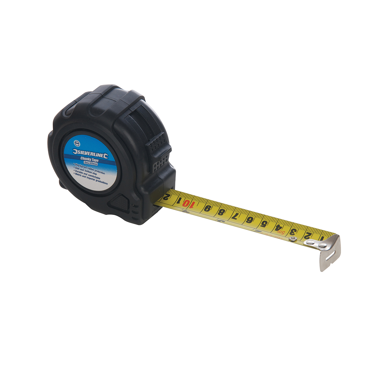 Retractable tape clearance measure